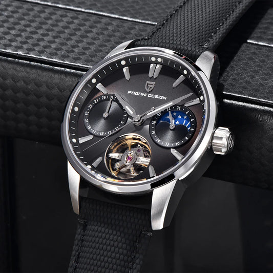 2025 Pagani Design Men's Luxury Automatic Mechanical Watch - Stainless Steel, 100M Waterproof